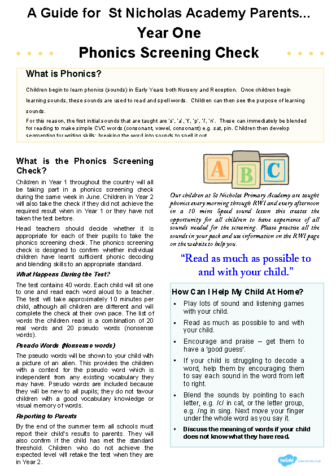 Year-1-Phonics-Screening – parent guide