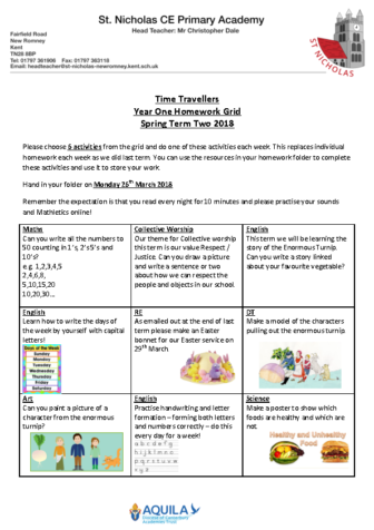 homework grid