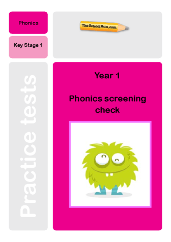 Phonics screening mock test 9