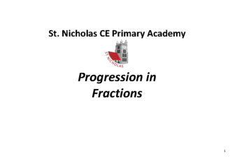 Progression in Fractions