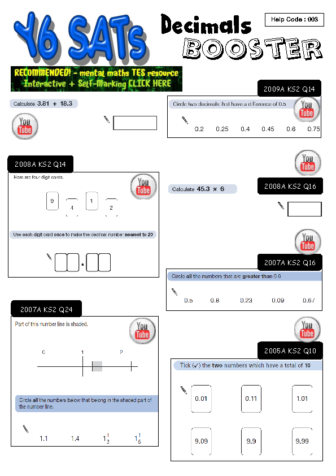 003 – Decimals