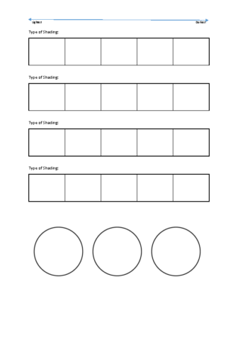 Shading worksheet