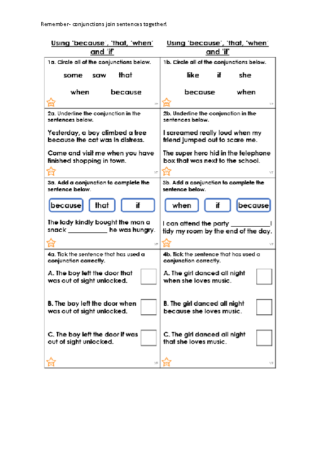 Conjunctions