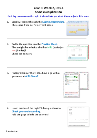 Day 4_Short multiplication