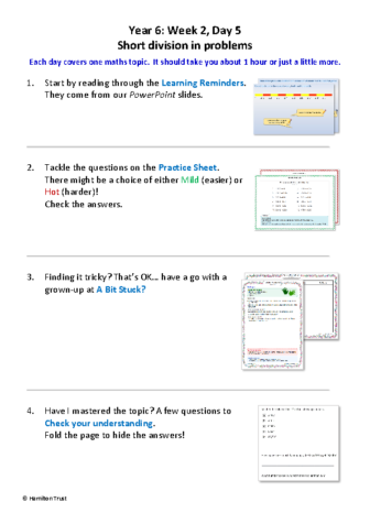 Day 5_Short division in problems