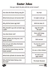 thumbnail of Easter Jokes Matching Activity