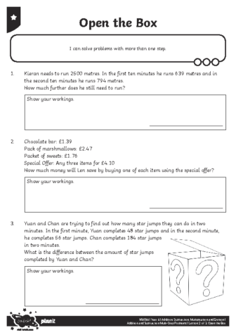 Multi – Step Problems