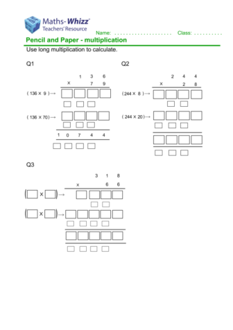 Multiplying and dividing 2