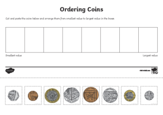 Money ordering coins