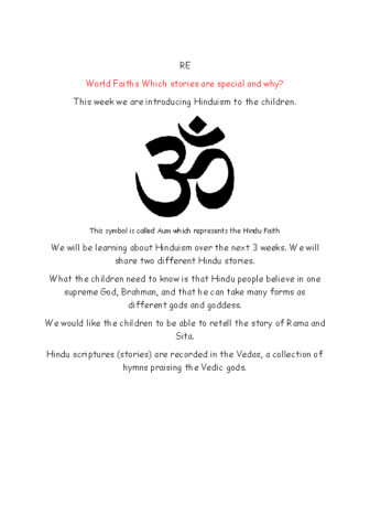 RE Hinduism 1