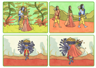 Rama and Sita sequence the story