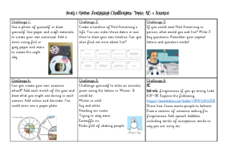 Year 1 Home Learning Challenges Term 3 Week 1