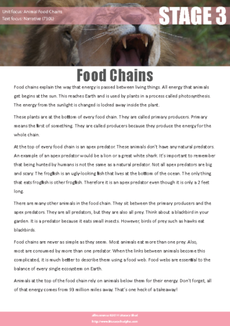 food-chains-stage-3-comp—comprehension-pack