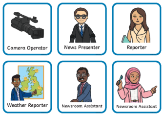 Newsroom Role Play Badges