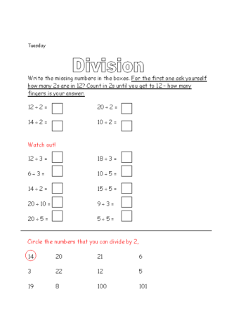 Tuesday Division