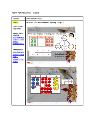 maths overview wk6 to Thursday