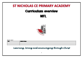 MFL Curriculum Statement 2023-24